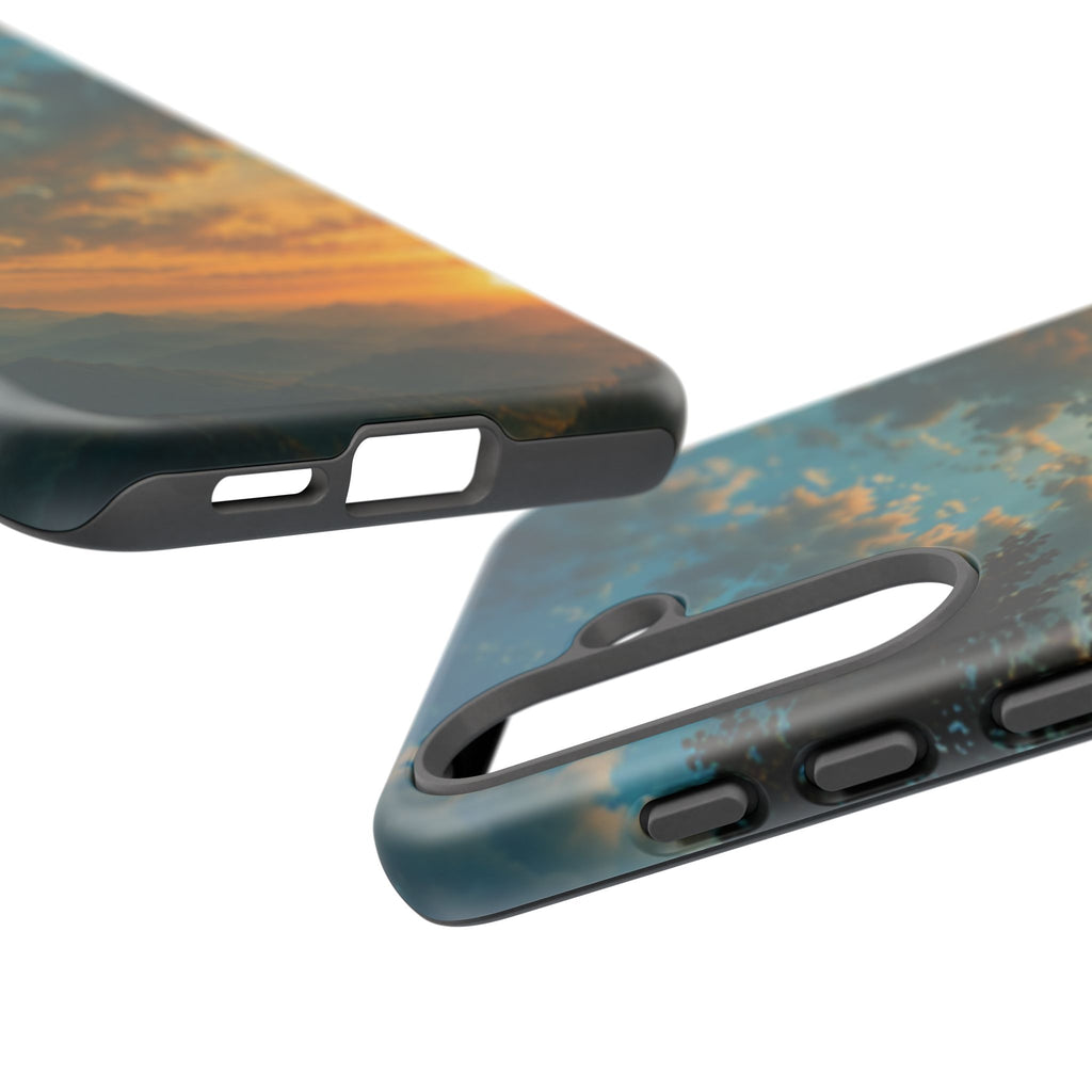 Sunrise Mountain Landscape Tough Phone Case
