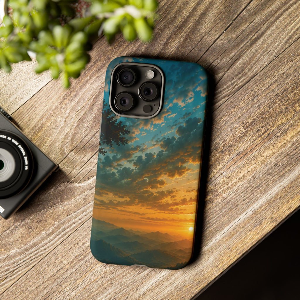 Sunrise Mountain Landscape Tough Phone Case