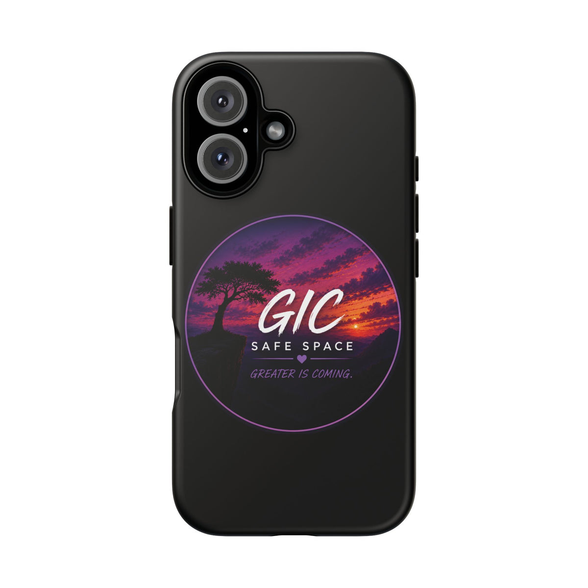 Phone Case — GIC Safe Space Sunset Design (Tough Protective Cover)