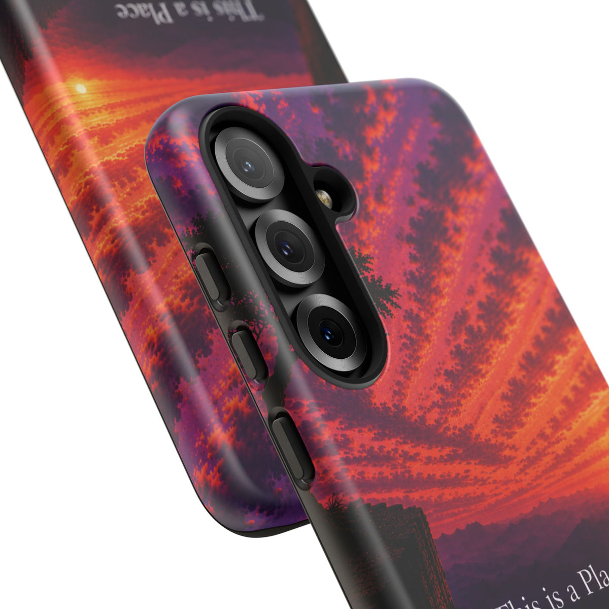 Phone Case — "This is a Place Where You're Seen, You're Heard and Not Judged" Sunset Design