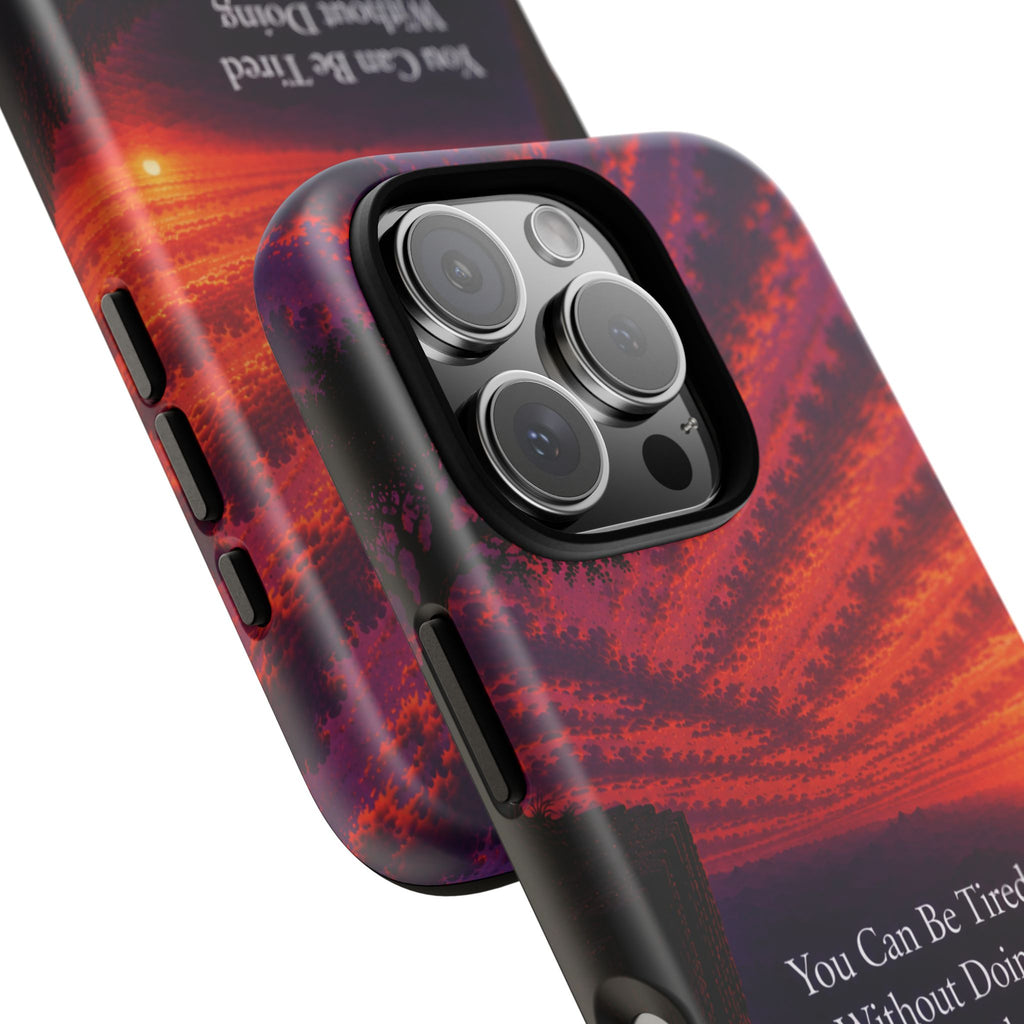 Phone Case — "Greater Is Coming" Inspirational Sunset Design