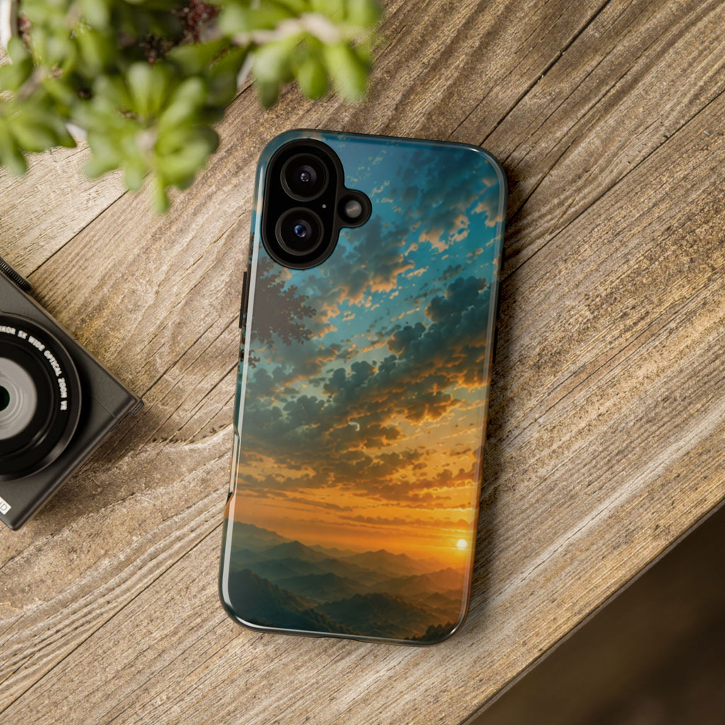 Sunrise Mountain Landscape Tough Phone Case