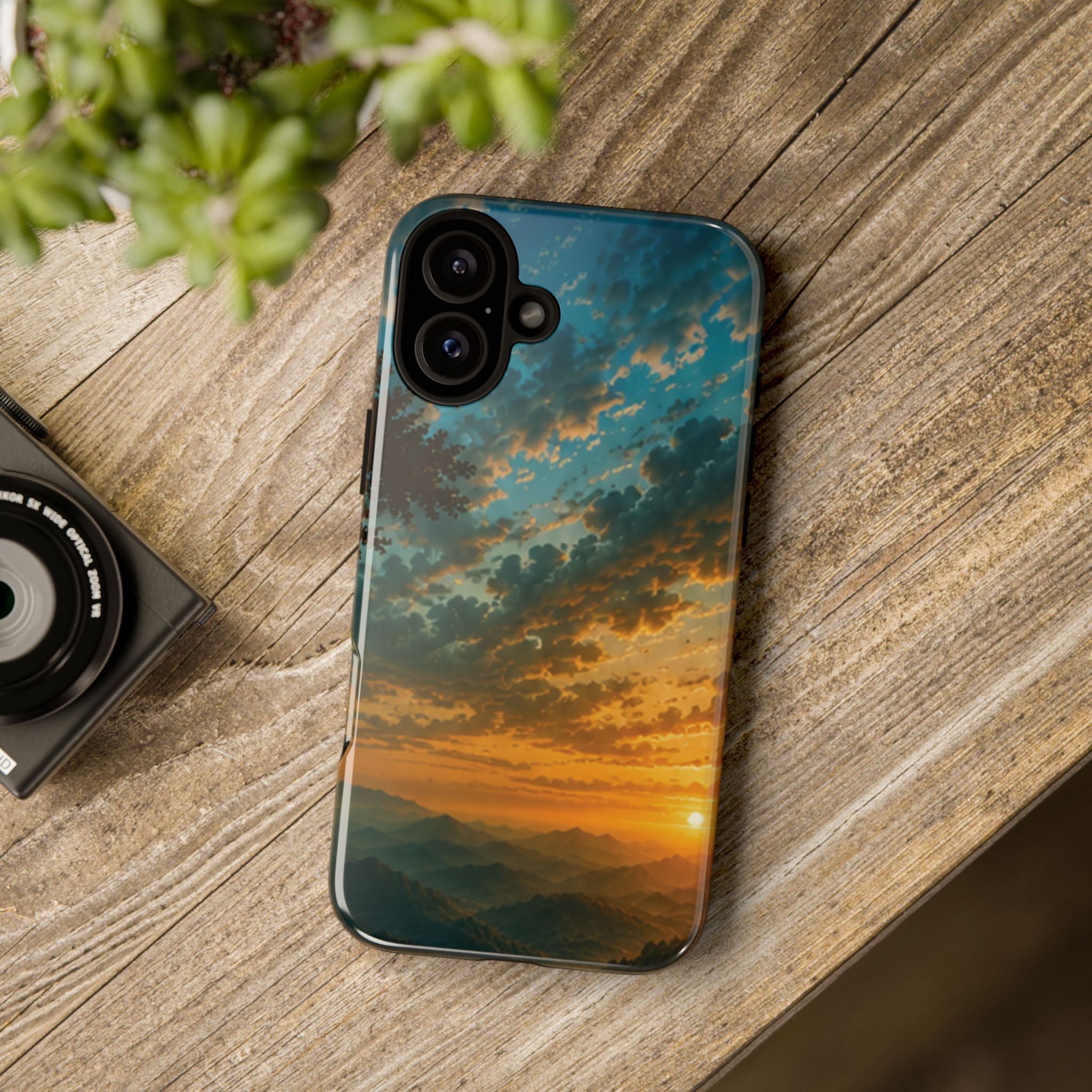 Sunrise Mountain Landscape Tough Phone Case