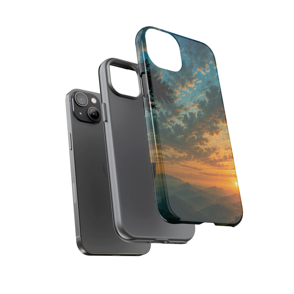 Sunrise Mountain Landscape Tough Phone Case