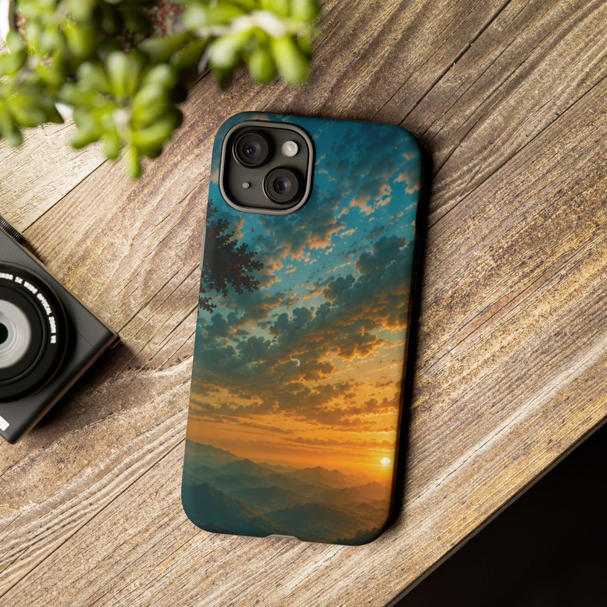 Sunrise Mountain Landscape Tough Phone Case