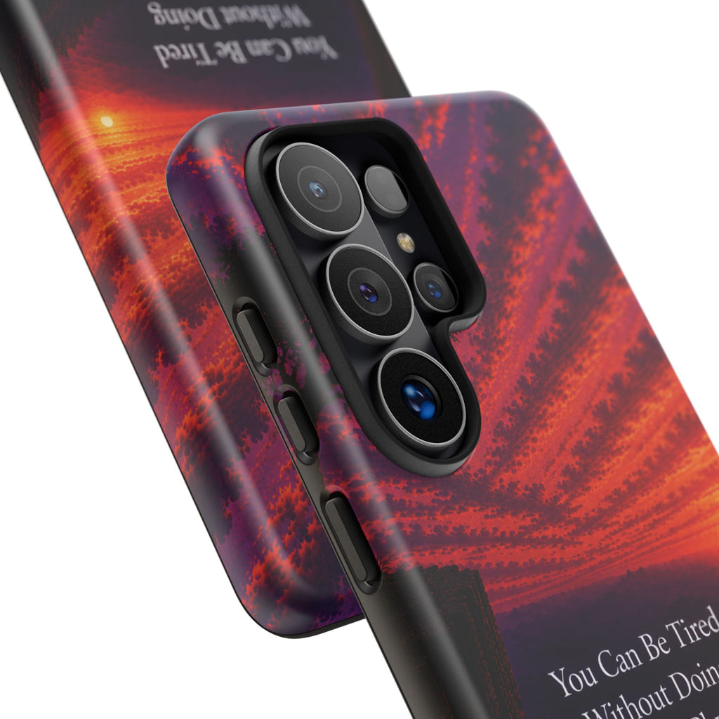 Phone Case — "Greater Is Coming" Inspirational Sunset Design