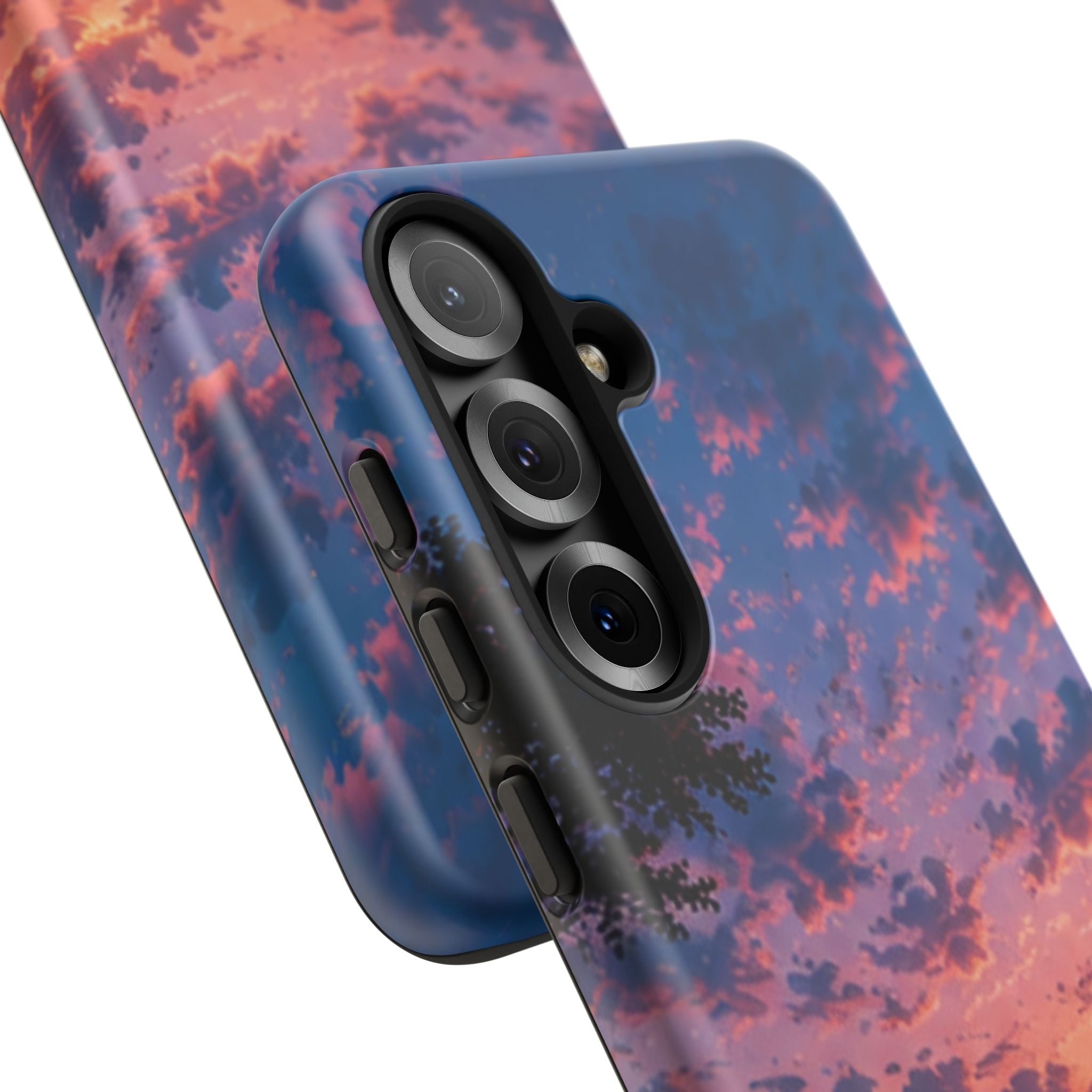 Sunset Mountain Phone Case — Tough Protective Phone Cover with Scenic Sunset Design
