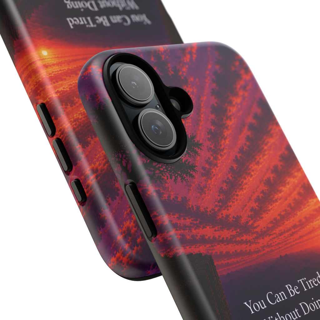Phone Case — "Greater Is Coming" Inspirational Sunset Design