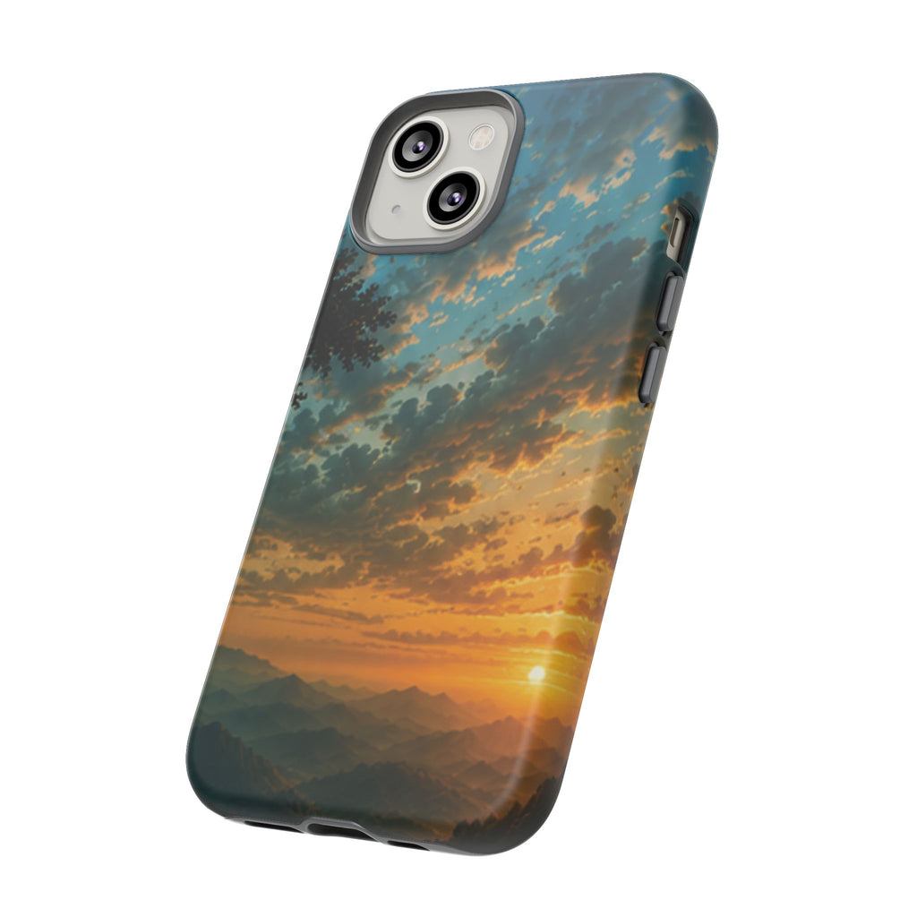 Sunrise Mountain Landscape Tough Phone Case