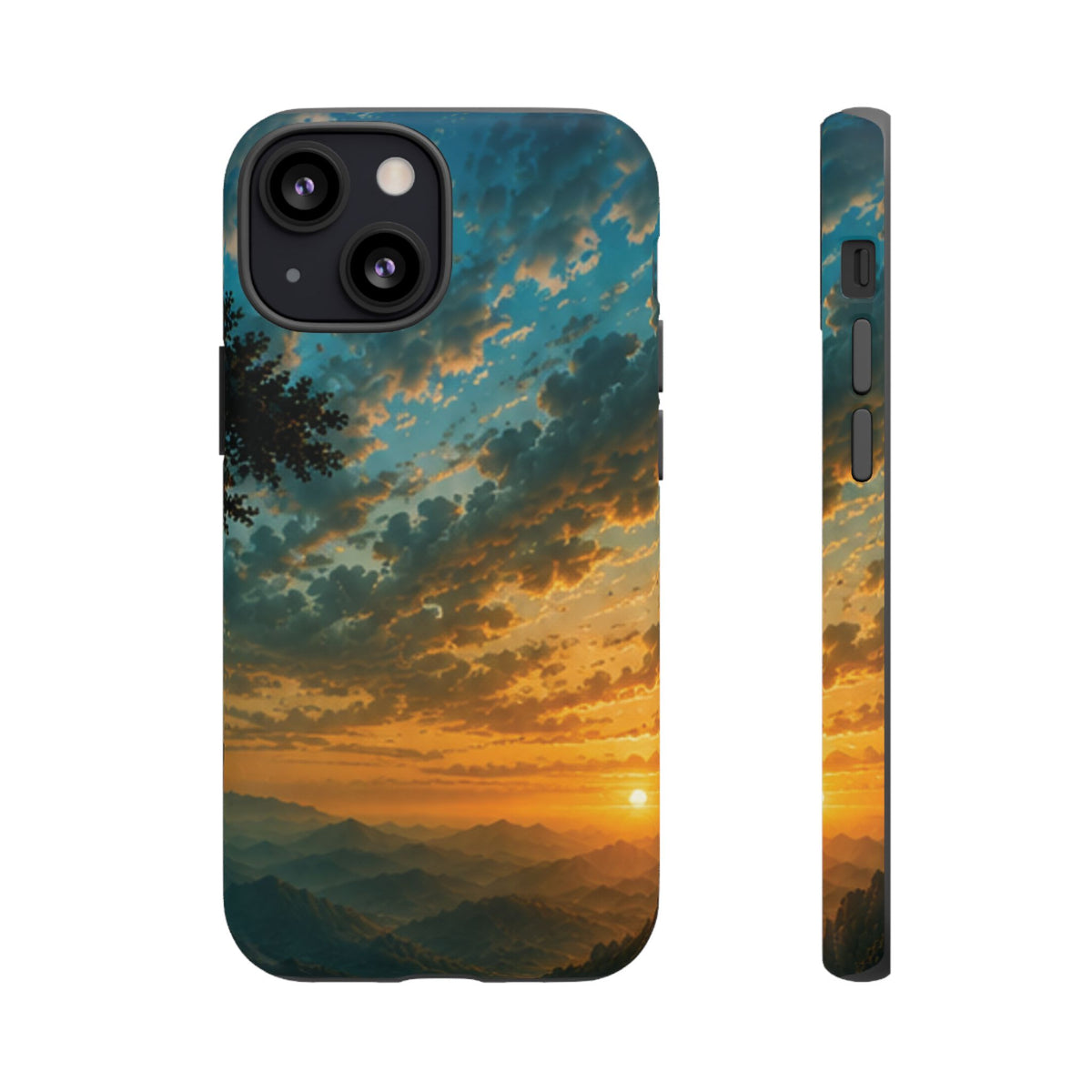 Sunrise Mountain Landscape Tough Phone Case