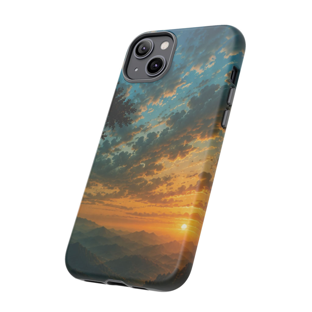 Sunrise Mountain Landscape Tough Phone Case