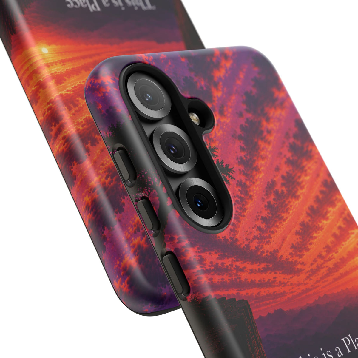 Phone Case — "This is a Place Where You're Seen, You're Heard and Not Judged" Sunset Design