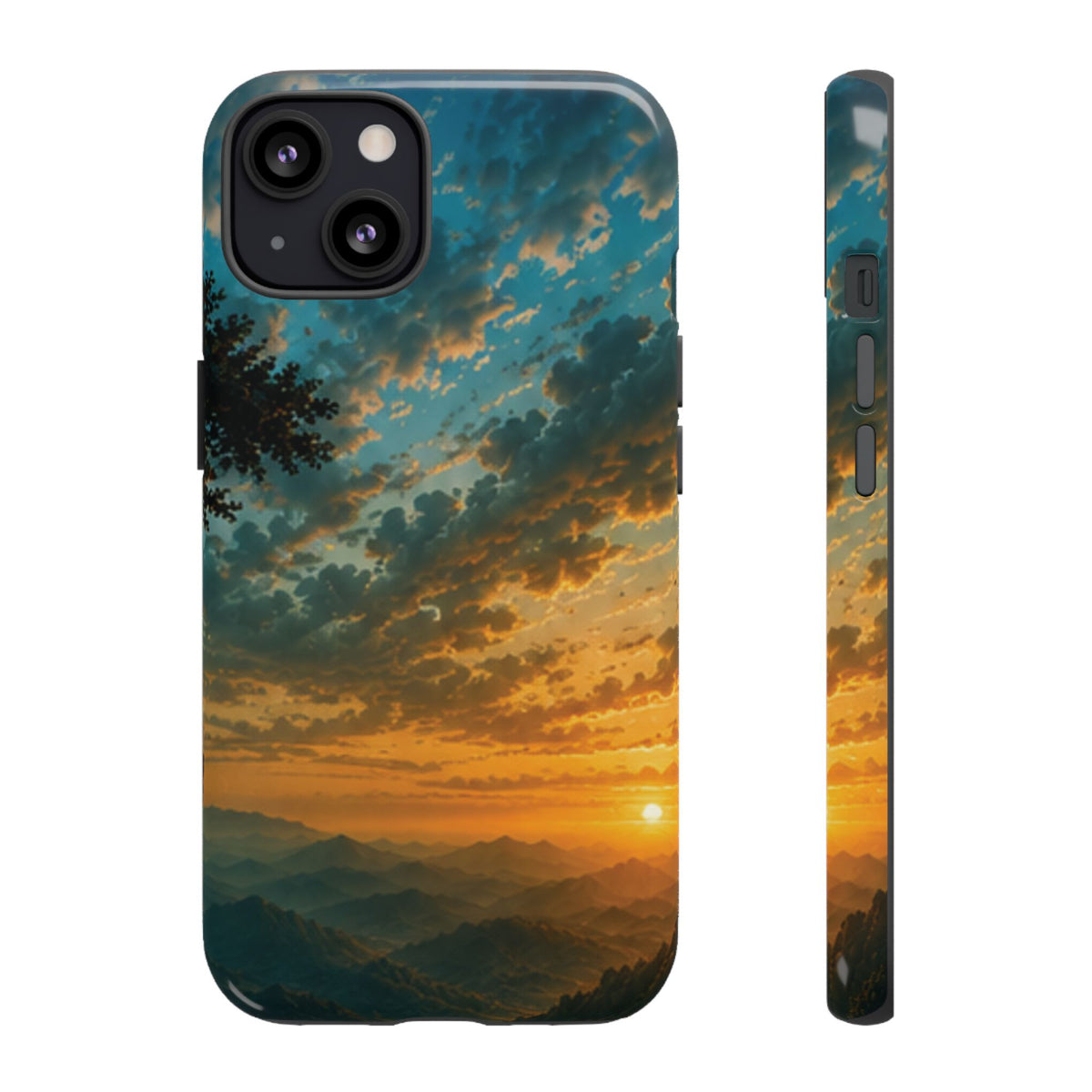 Sunrise Mountain Landscape Tough Phone Case