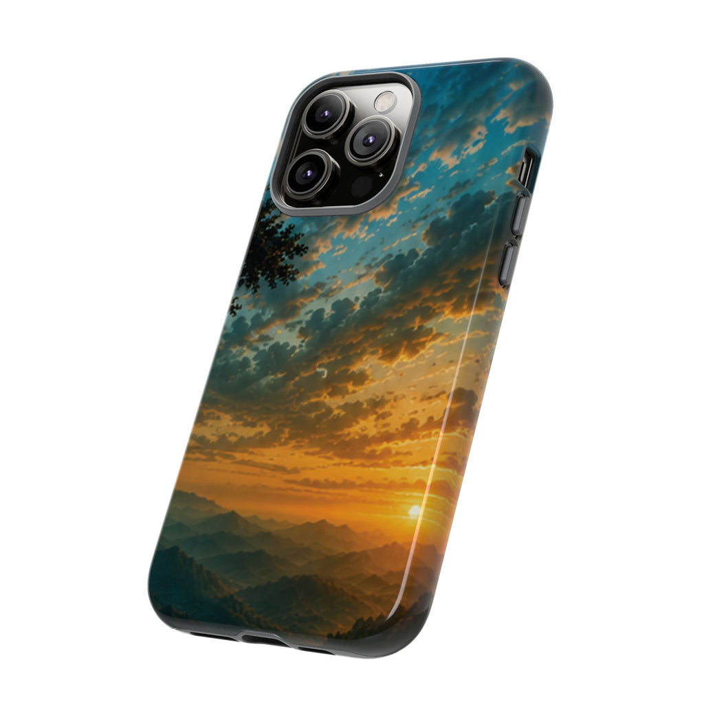 Sunrise Mountain Landscape Tough Phone Case
