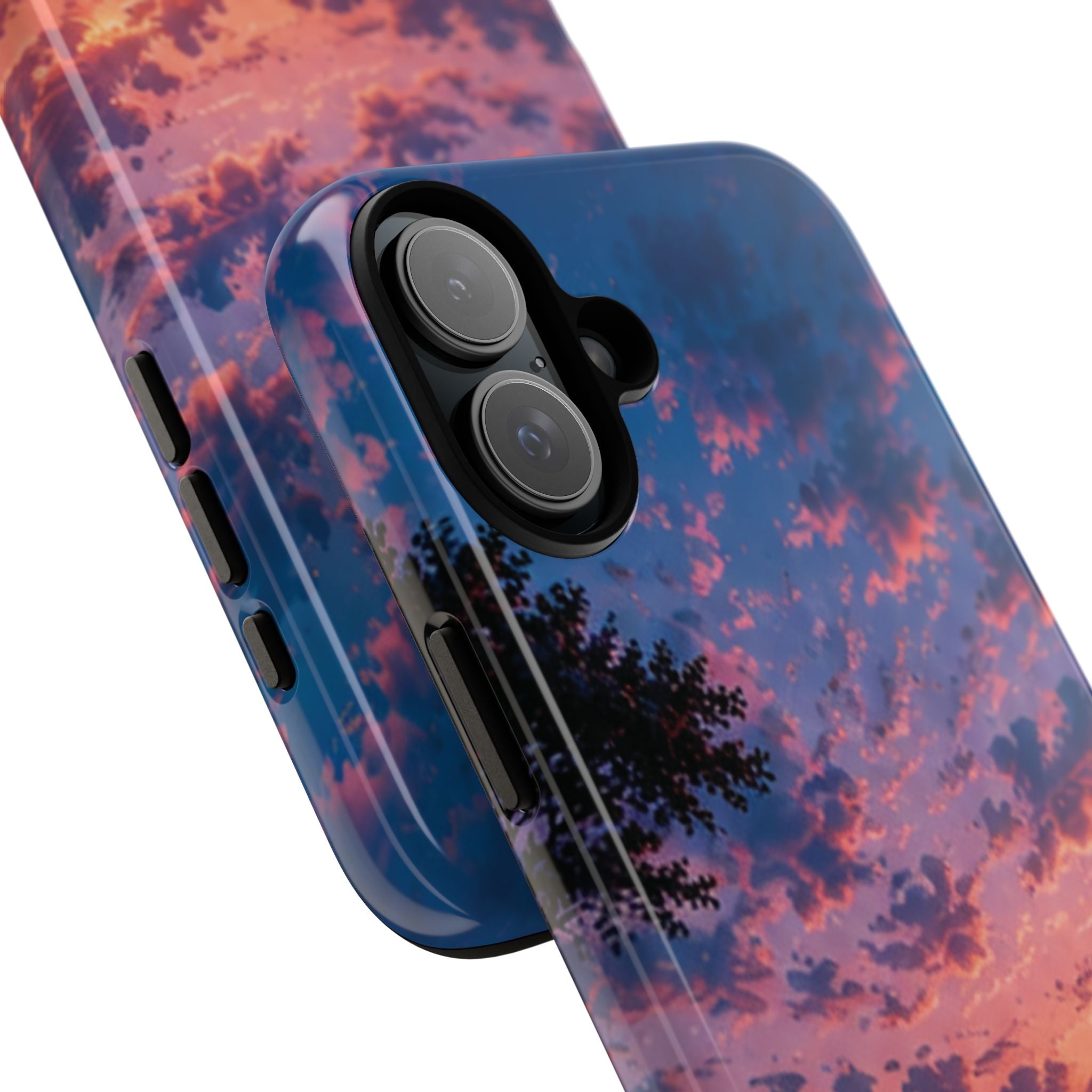 Sunset Mountain Phone Case — Tough Protective Phone Cover with Scenic Sunset Design
