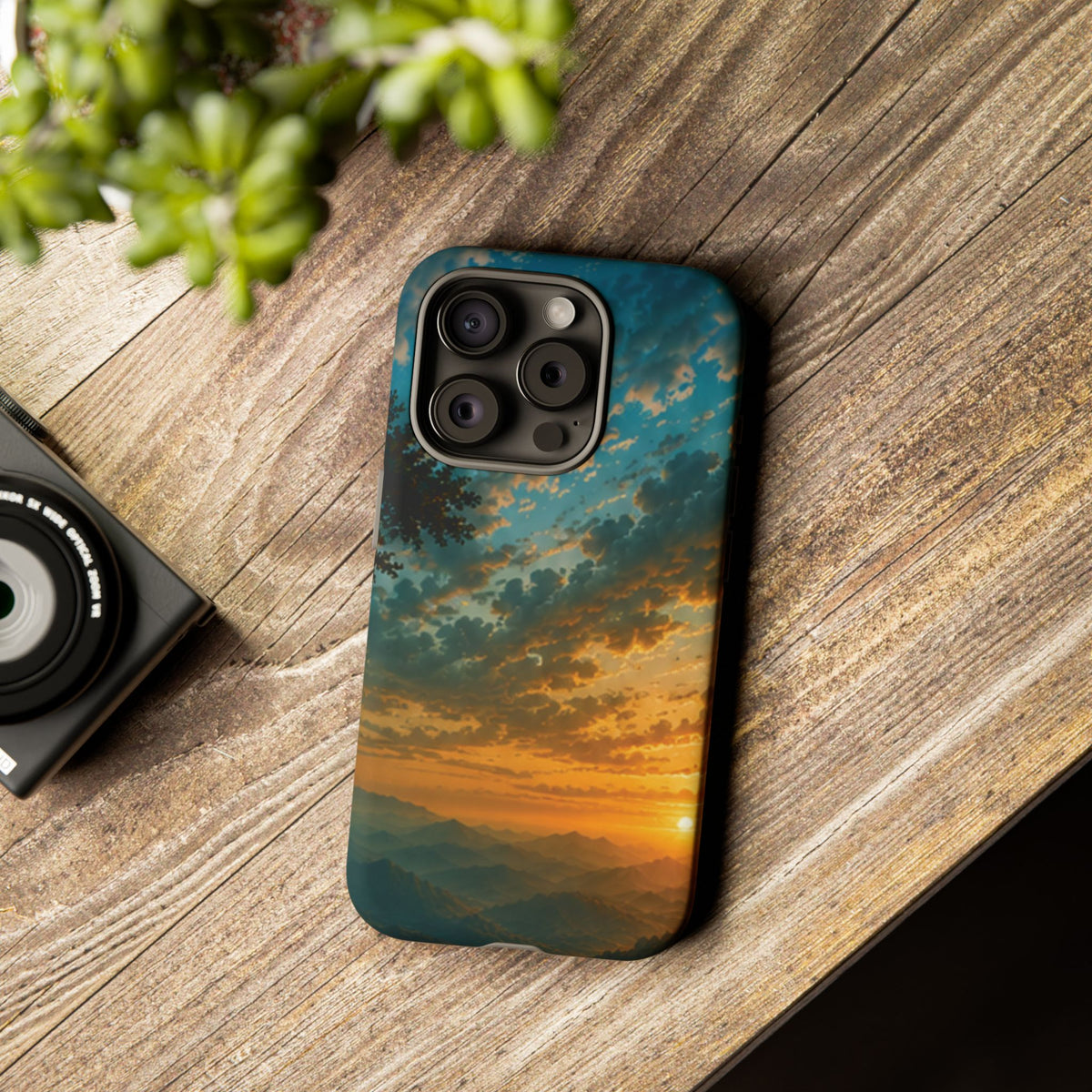 Sunrise Mountain Landscape Tough Phone Case