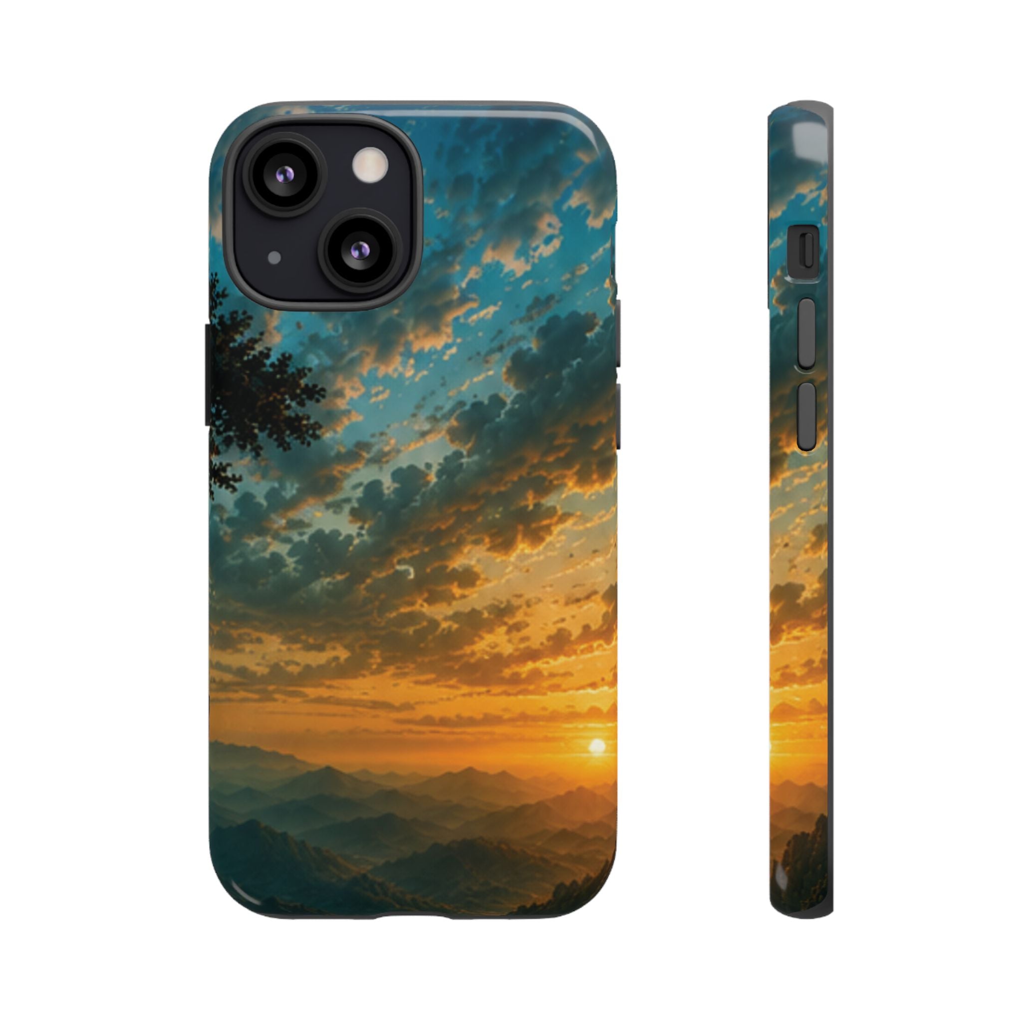 Sunrise Mountain Landscape Tough Phone Case