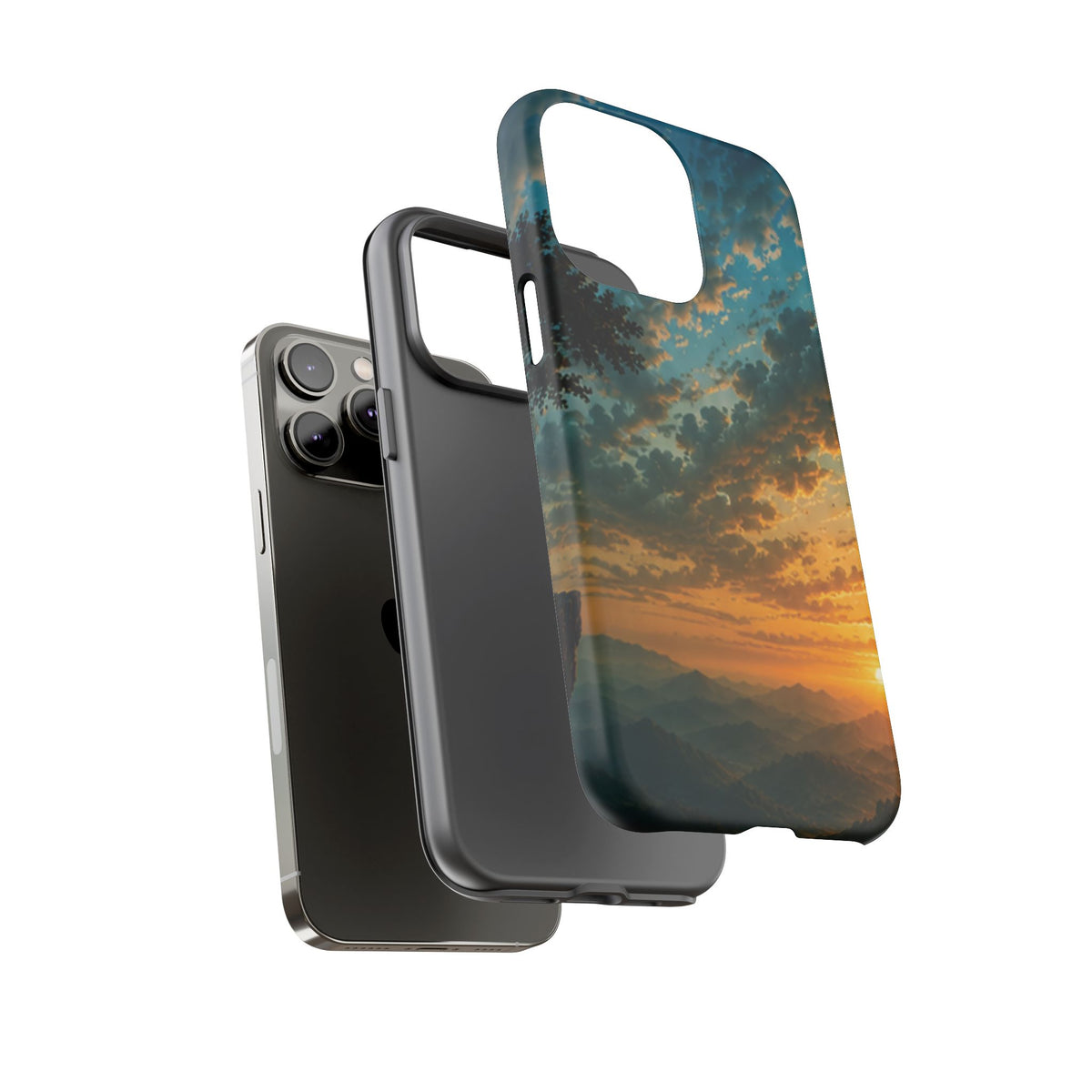Sunrise Mountain Landscape Tough Phone Case