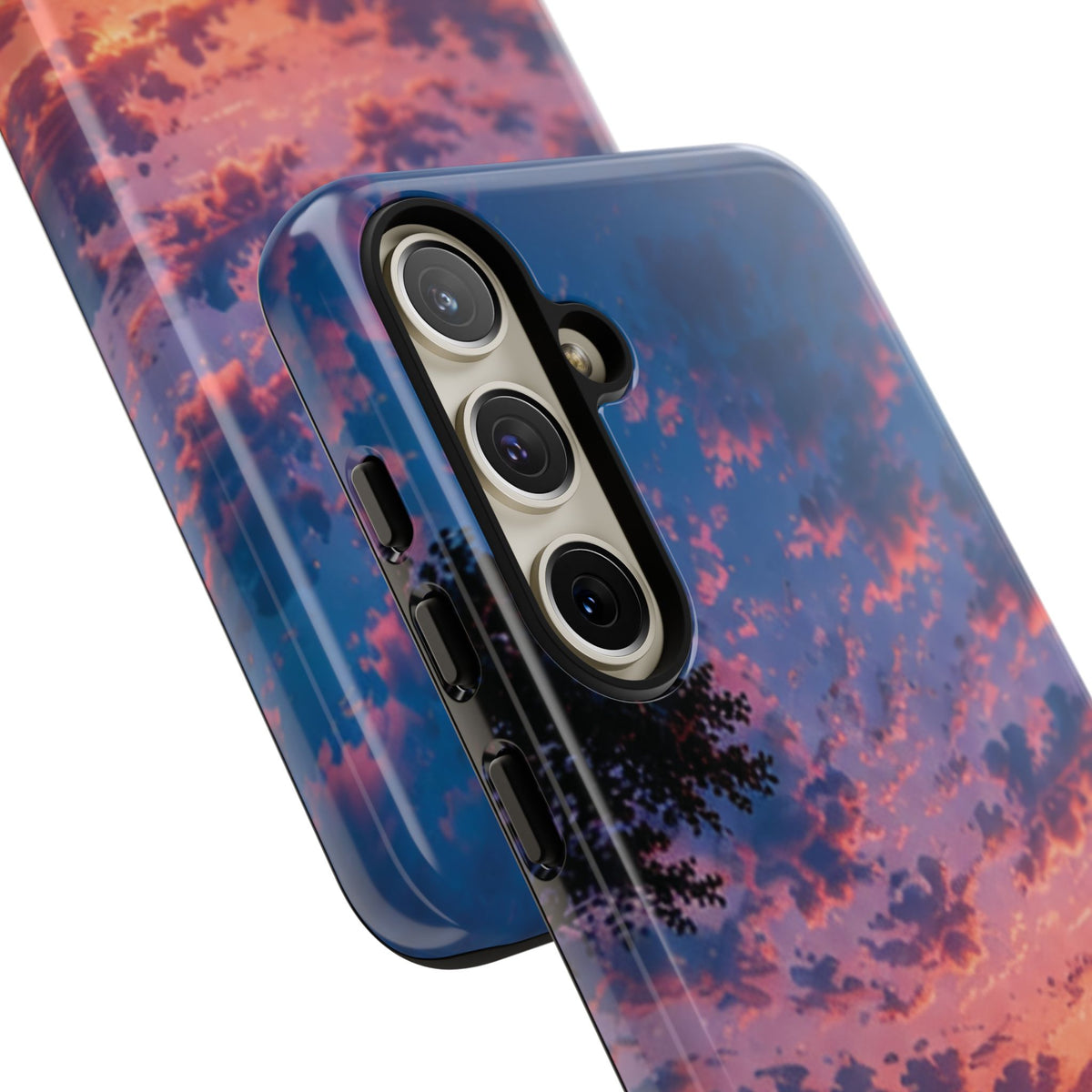 Sunset Mountain Phone Case — Tough Protective Phone Cover with Scenic Sunset Design