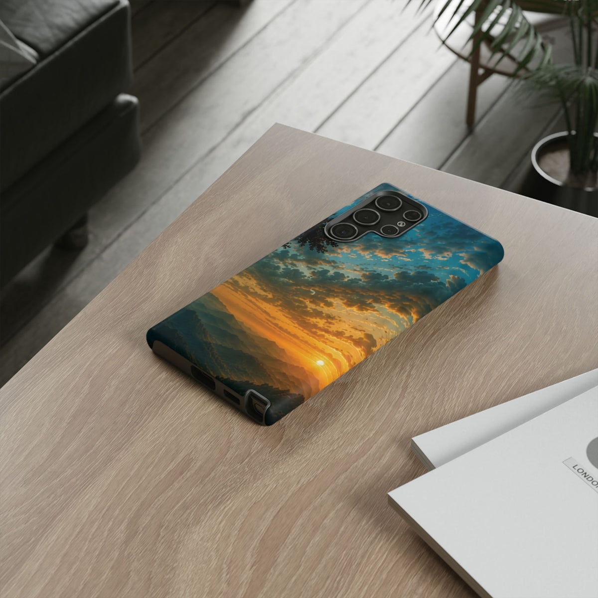 Sunrise Mountain Landscape Tough Phone Case