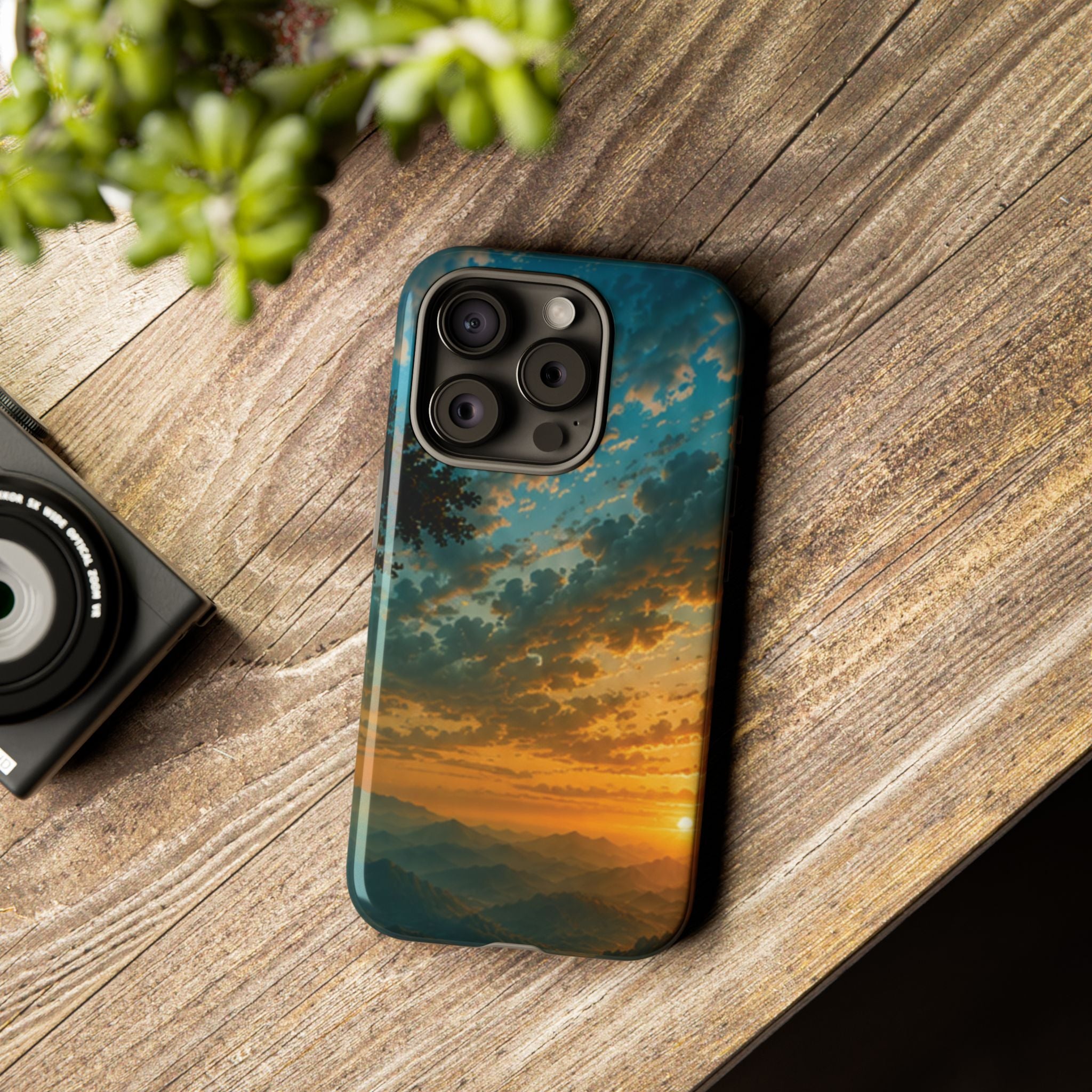 Sunrise Mountain Landscape Tough Phone Case