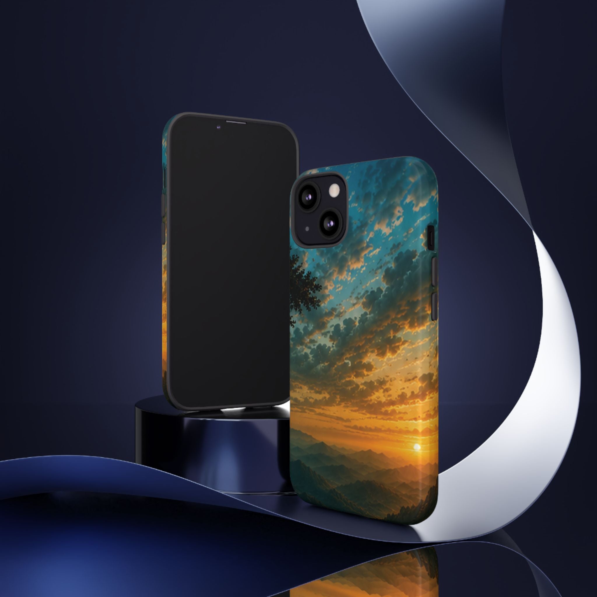 Sunrise Mountain Landscape Tough Phone Case