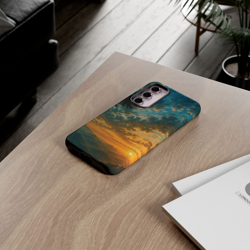 Sunrise Mountain Landscape Tough Phone Case