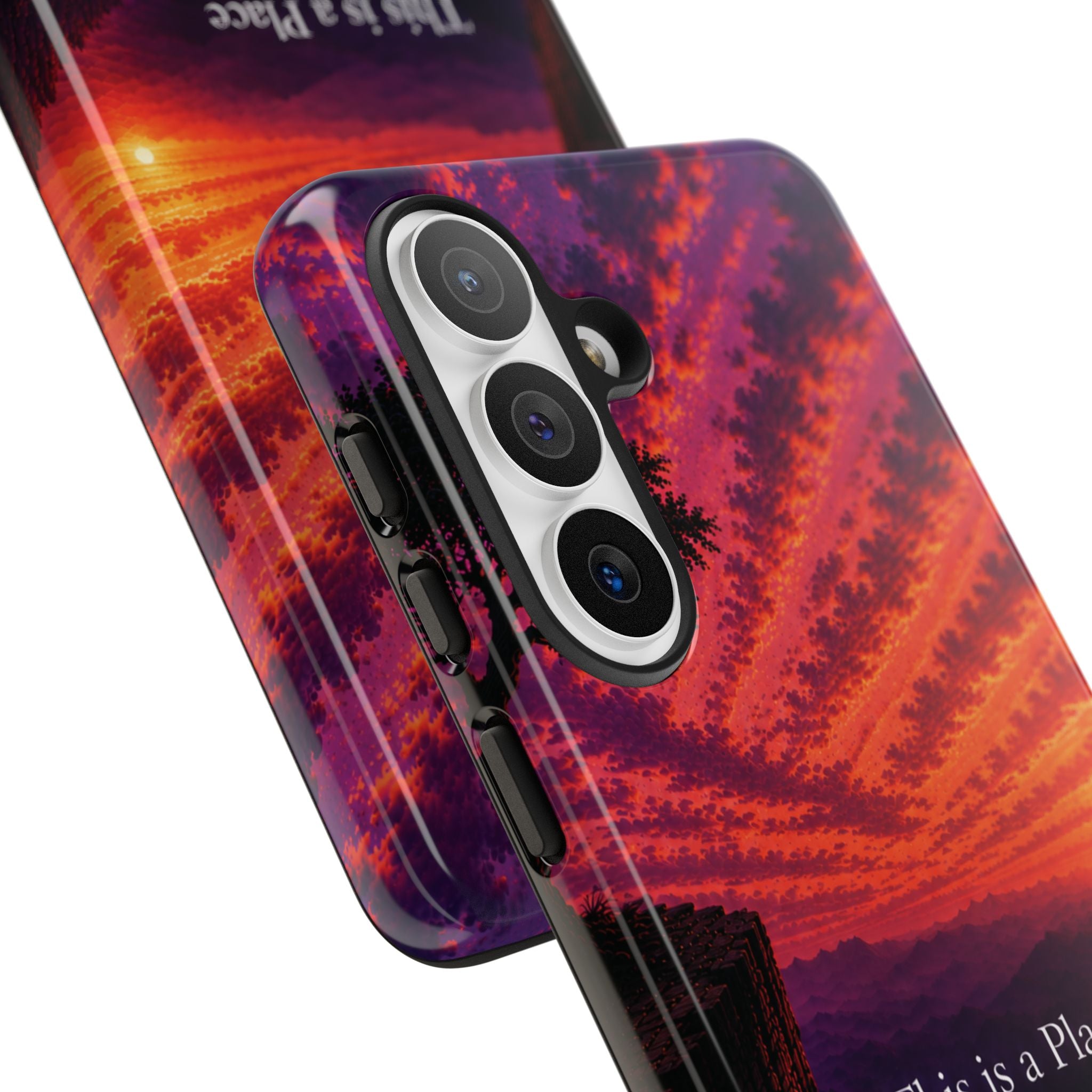 Phone Case — "This is a Place Where You're Seen, You're Heard and Not Judged" Sunset Design