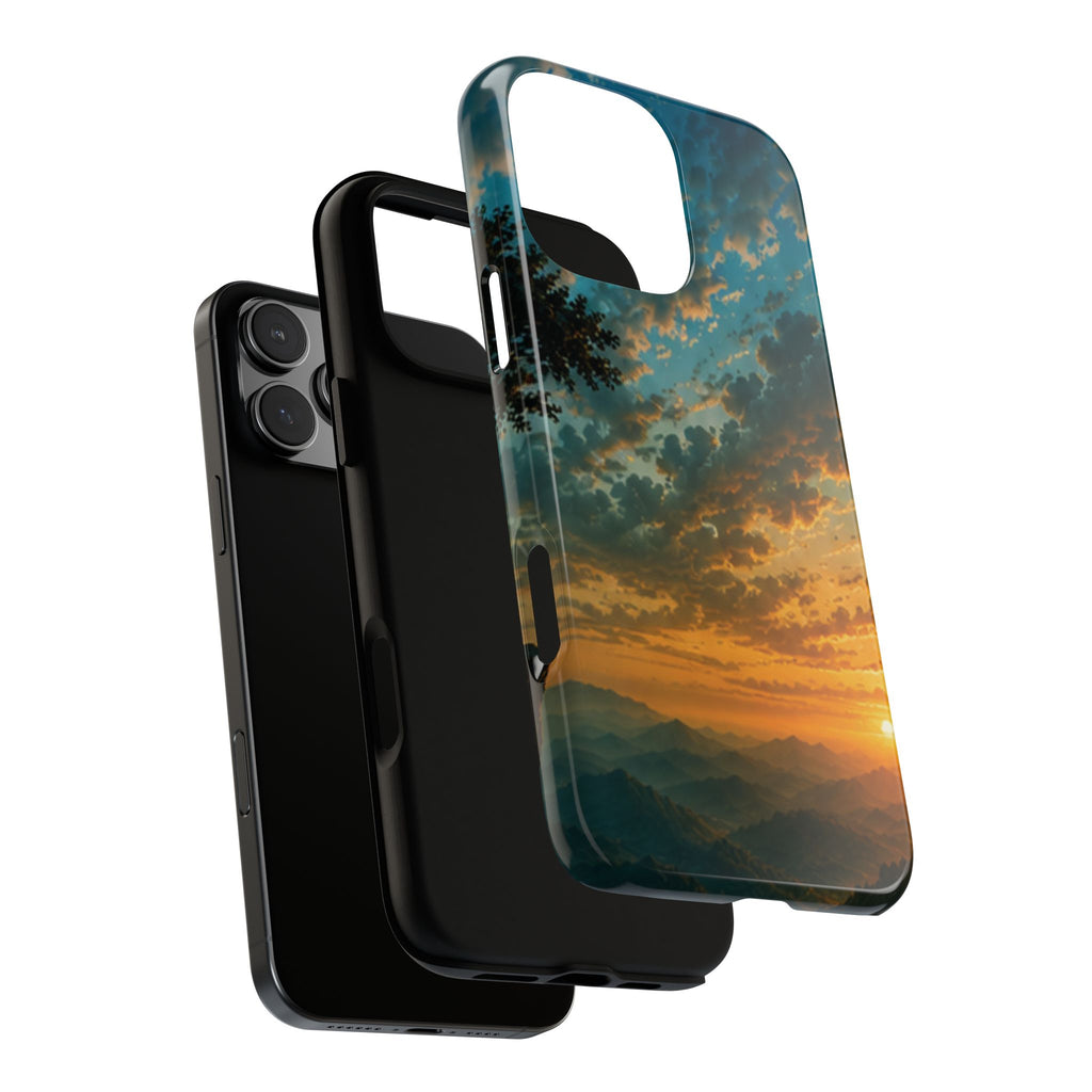 Sunrise Mountain Landscape Tough Phone Case