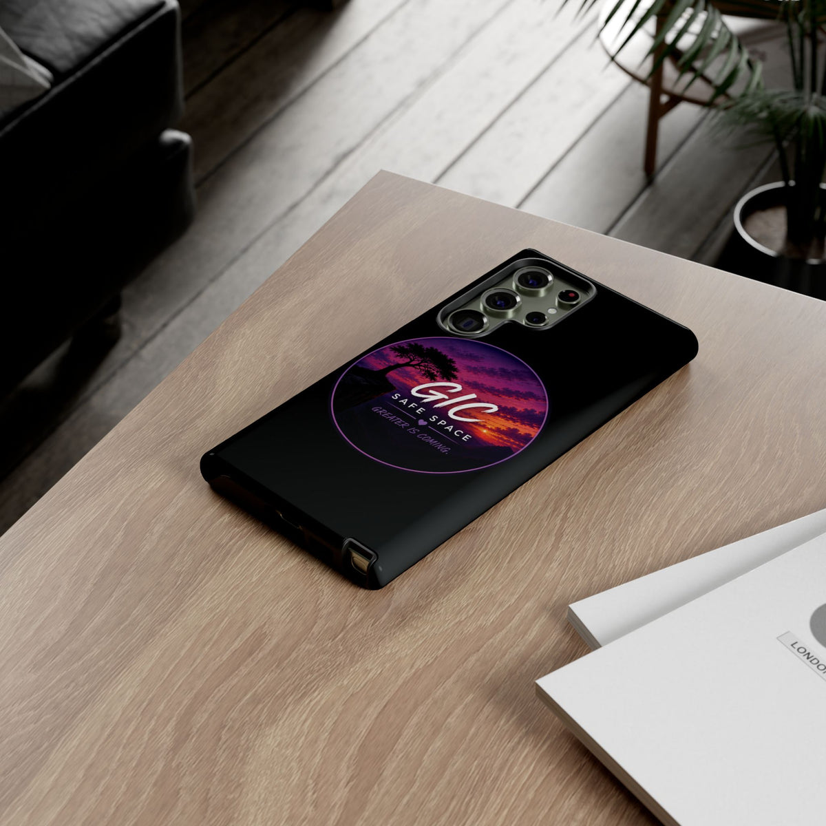 Phone Case — GIC Safe Space Sunset Design (Tough Protective Cover)
