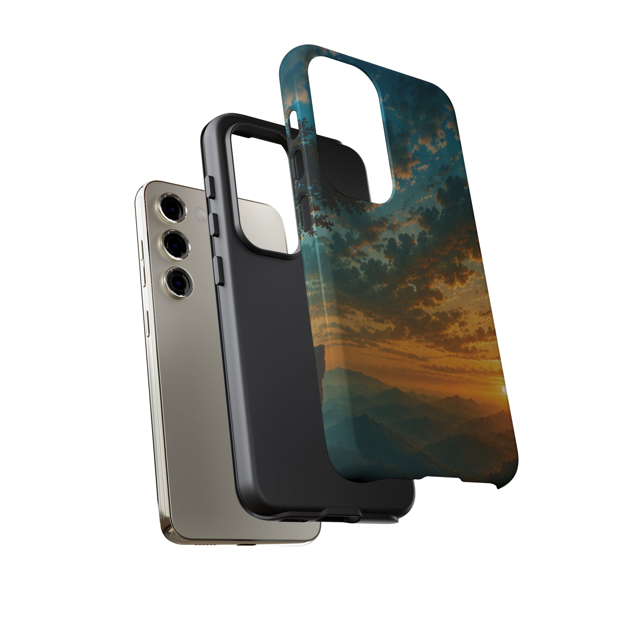 Sunrise Mountain Landscape Tough Phone Case