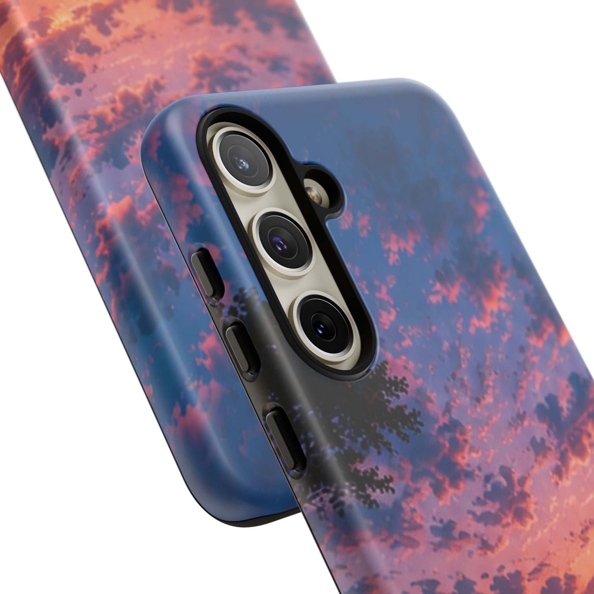Sunset Mountain Phone Case — Tough Protective Phone Cover with Scenic Sunset Design