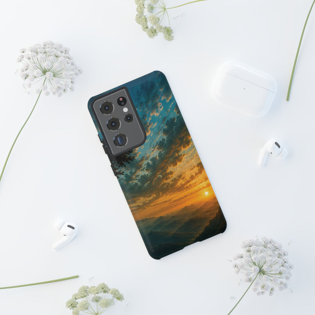 Sunrise Mountain Landscape Tough Phone Case
