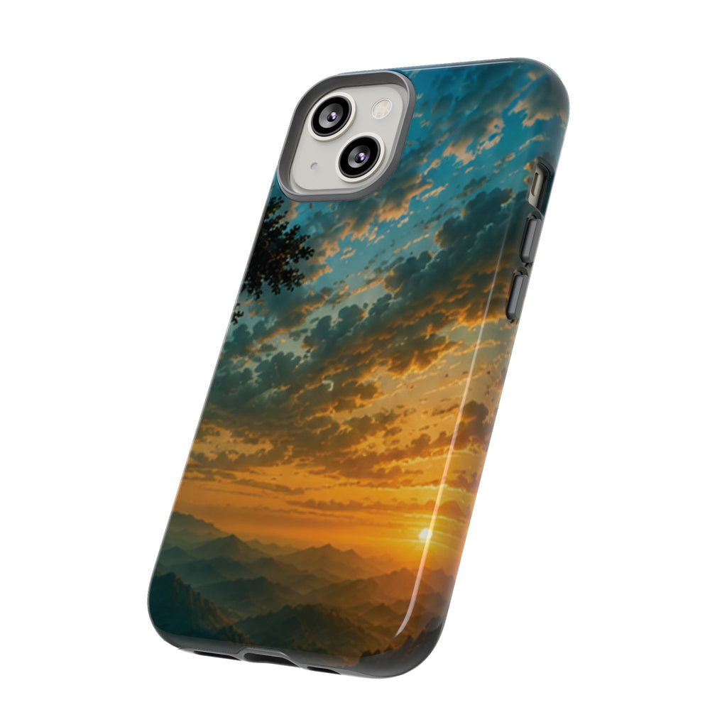 Sunrise Mountain Landscape Tough Phone Case