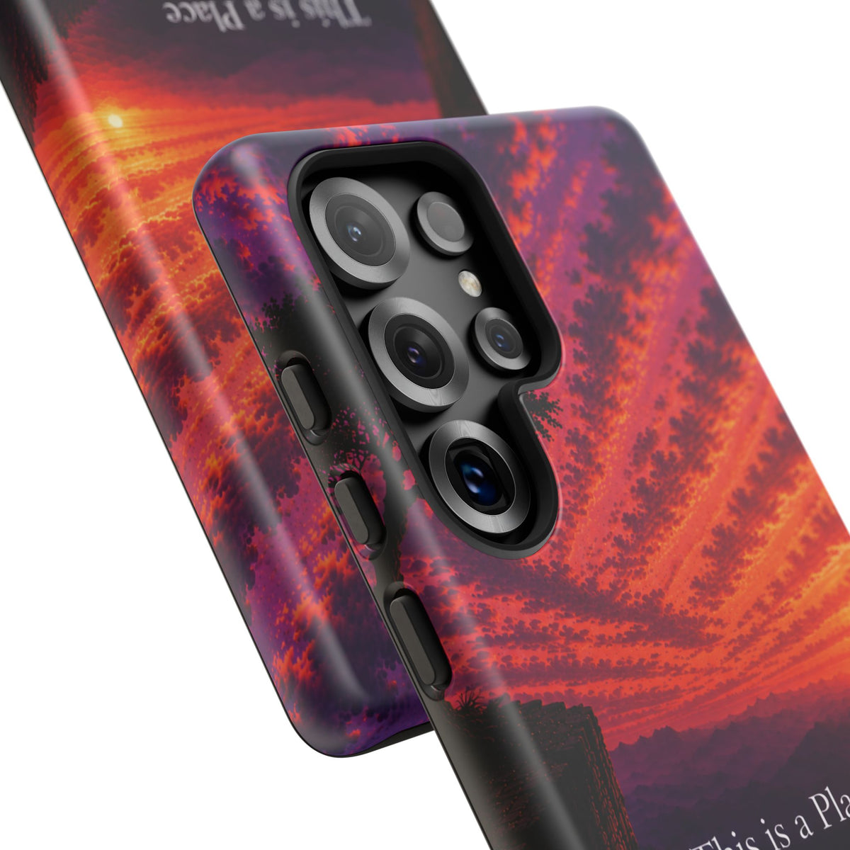 Phone Case — "This is a Place Where You're Seen, You're Heard and Not Judged" Sunset Design