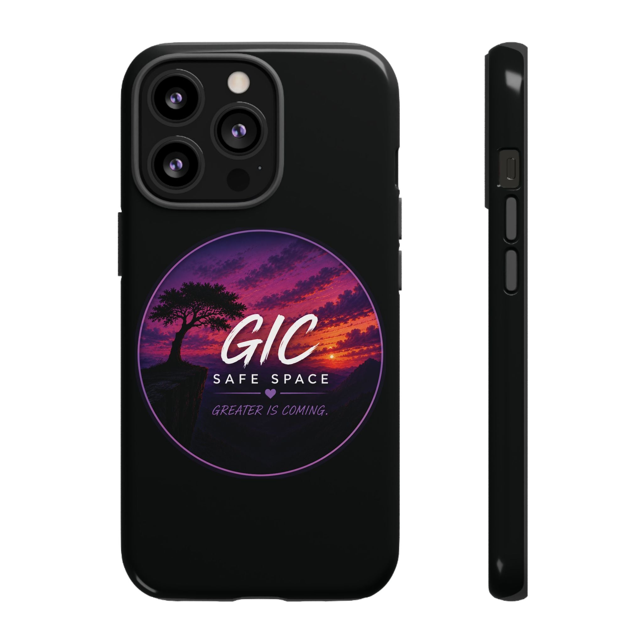 Phone Case — GIC Safe Space Sunset Design (Tough Protective Cover)