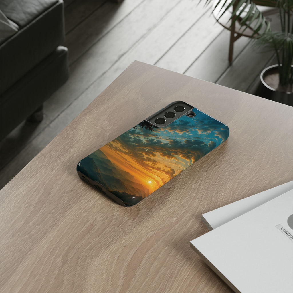 Sunrise Mountain Landscape Tough Phone Case