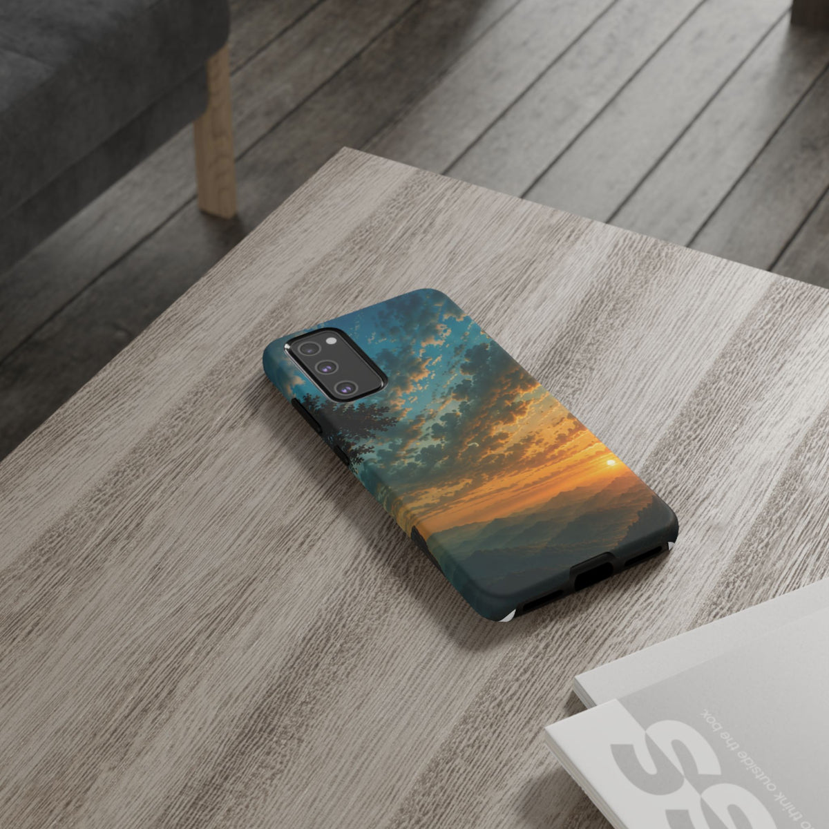 Sunrise Mountain Landscape Tough Phone Case
