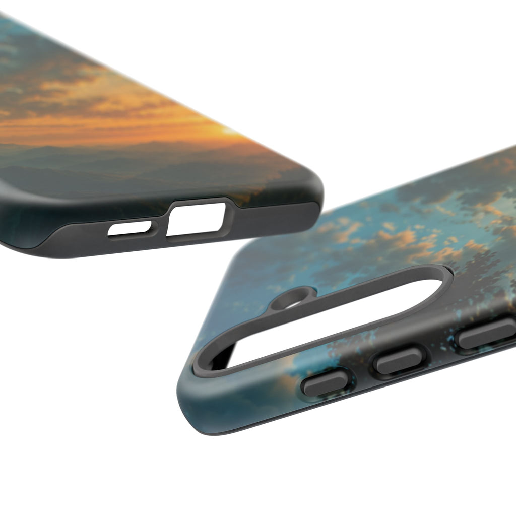 Sunrise Mountain Landscape Tough Phone Case