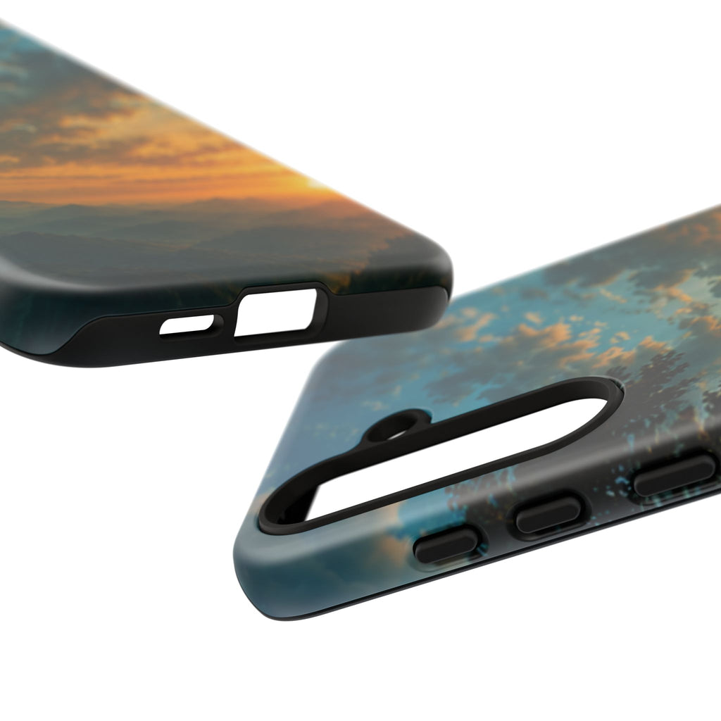 Sunrise Mountain Landscape Tough Phone Case