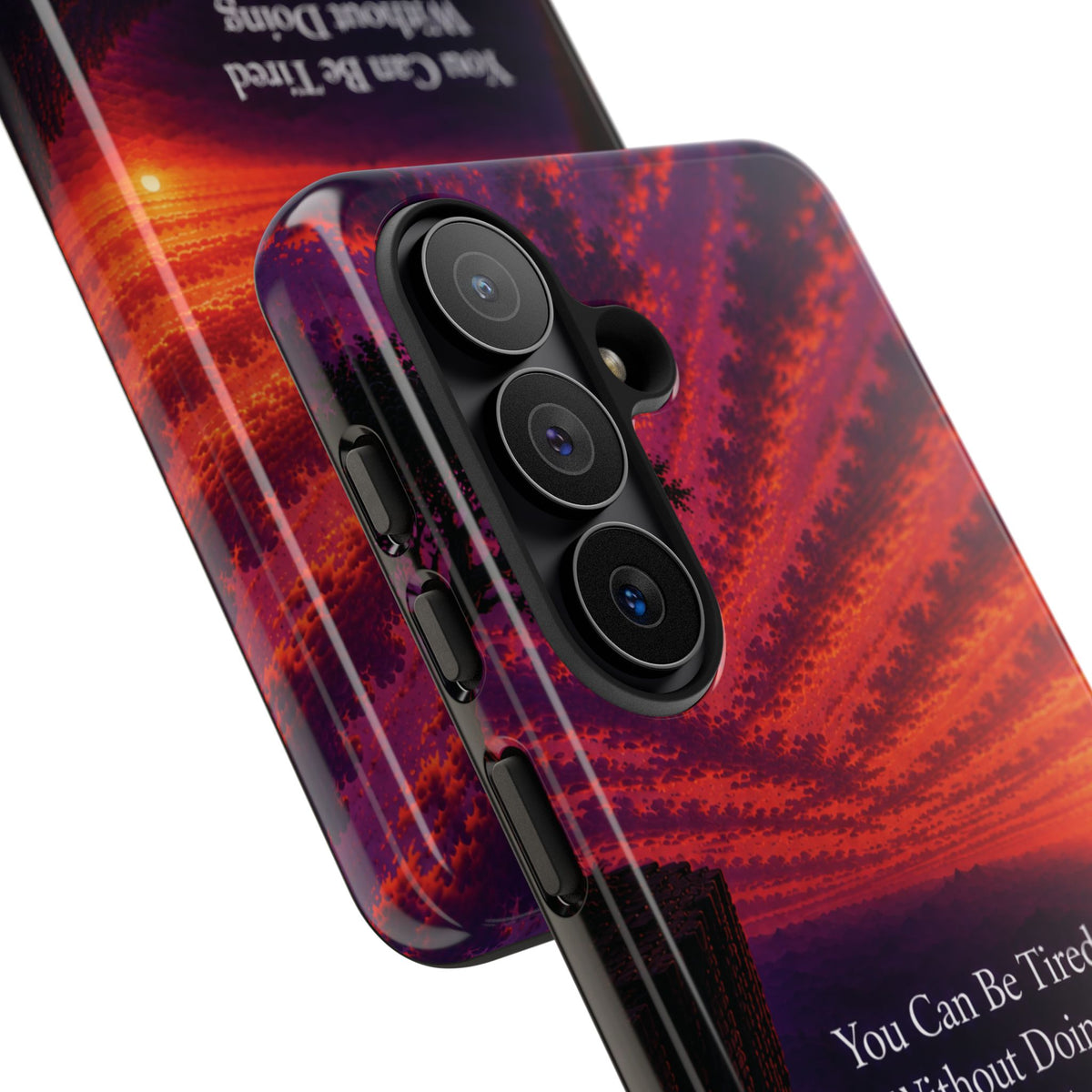 Phone Case — "Greater Is Coming" Inspirational Sunset Design