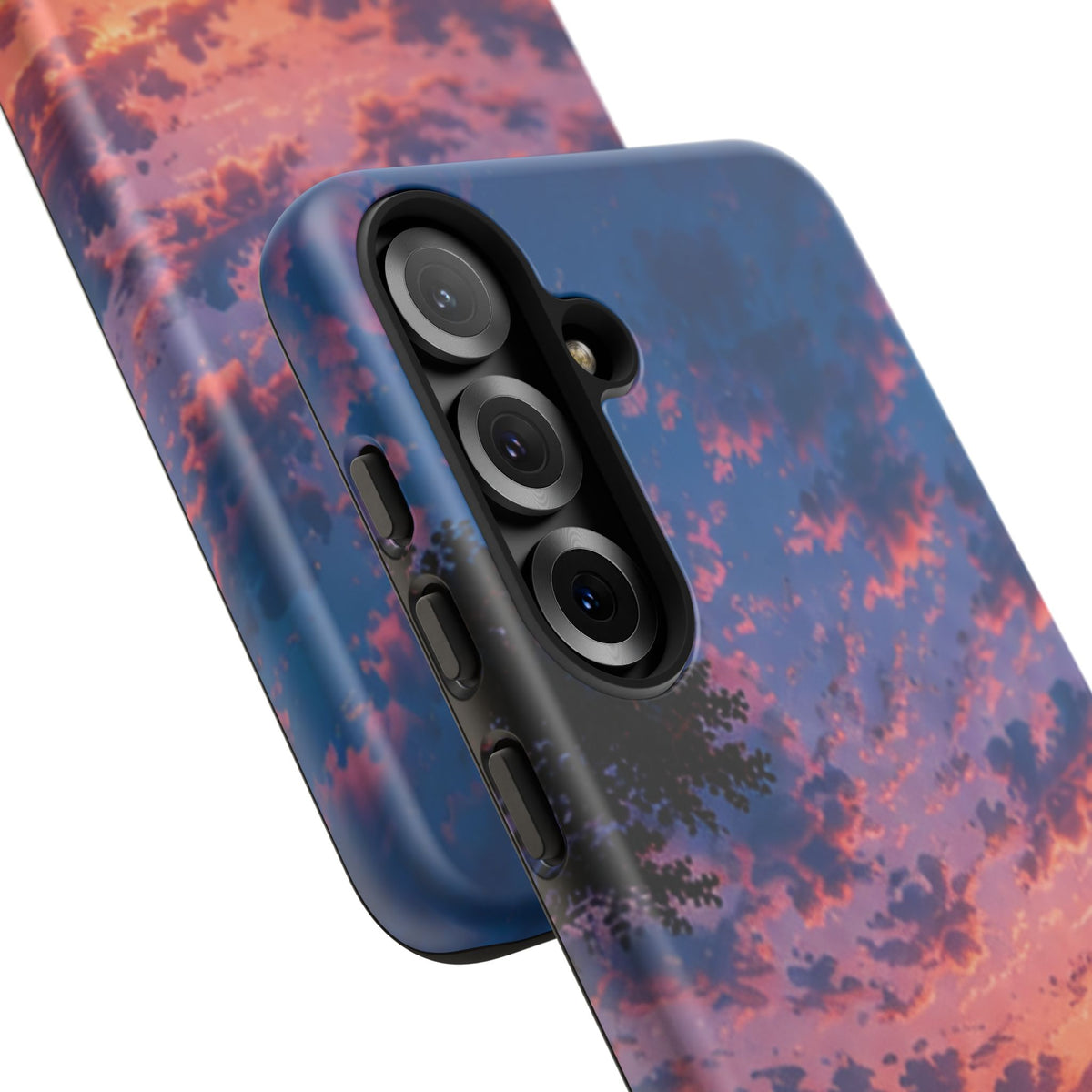 Sunset Mountain Phone Case — Tough Protective Phone Cover with Scenic Sunset Design