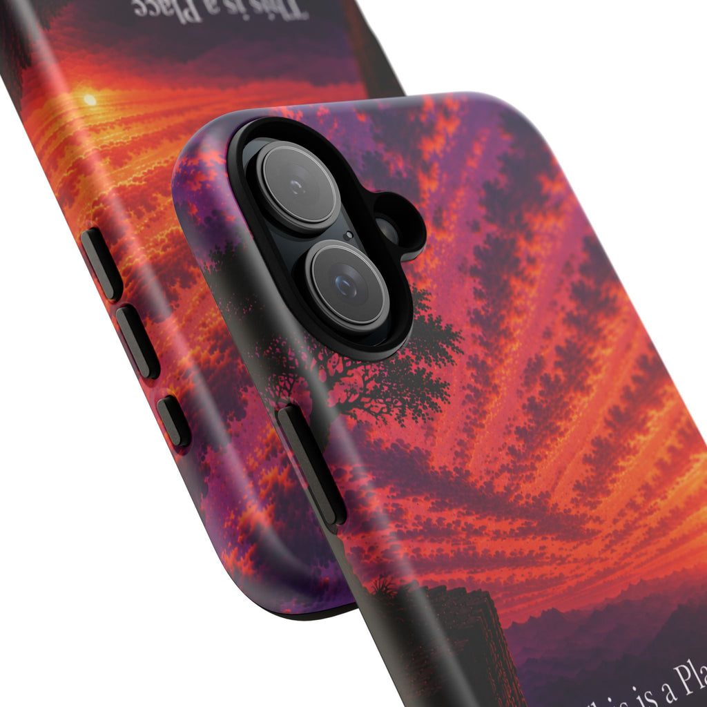 Phone Case — "This is a Place Where You're Seen, You're Heard and Not Judged" Sunset Design