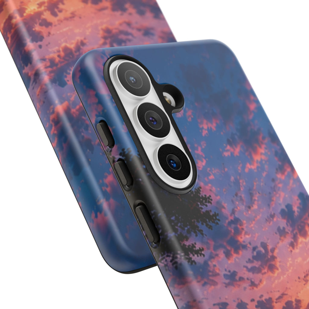 Sunset Mountain Phone Case — Tough Protective Phone Cover with Scenic Sunset Design