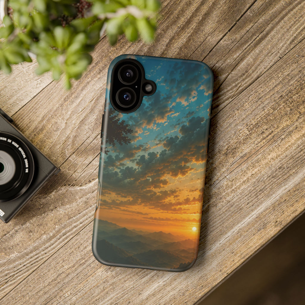 Sunrise Mountain Landscape Tough Phone Case