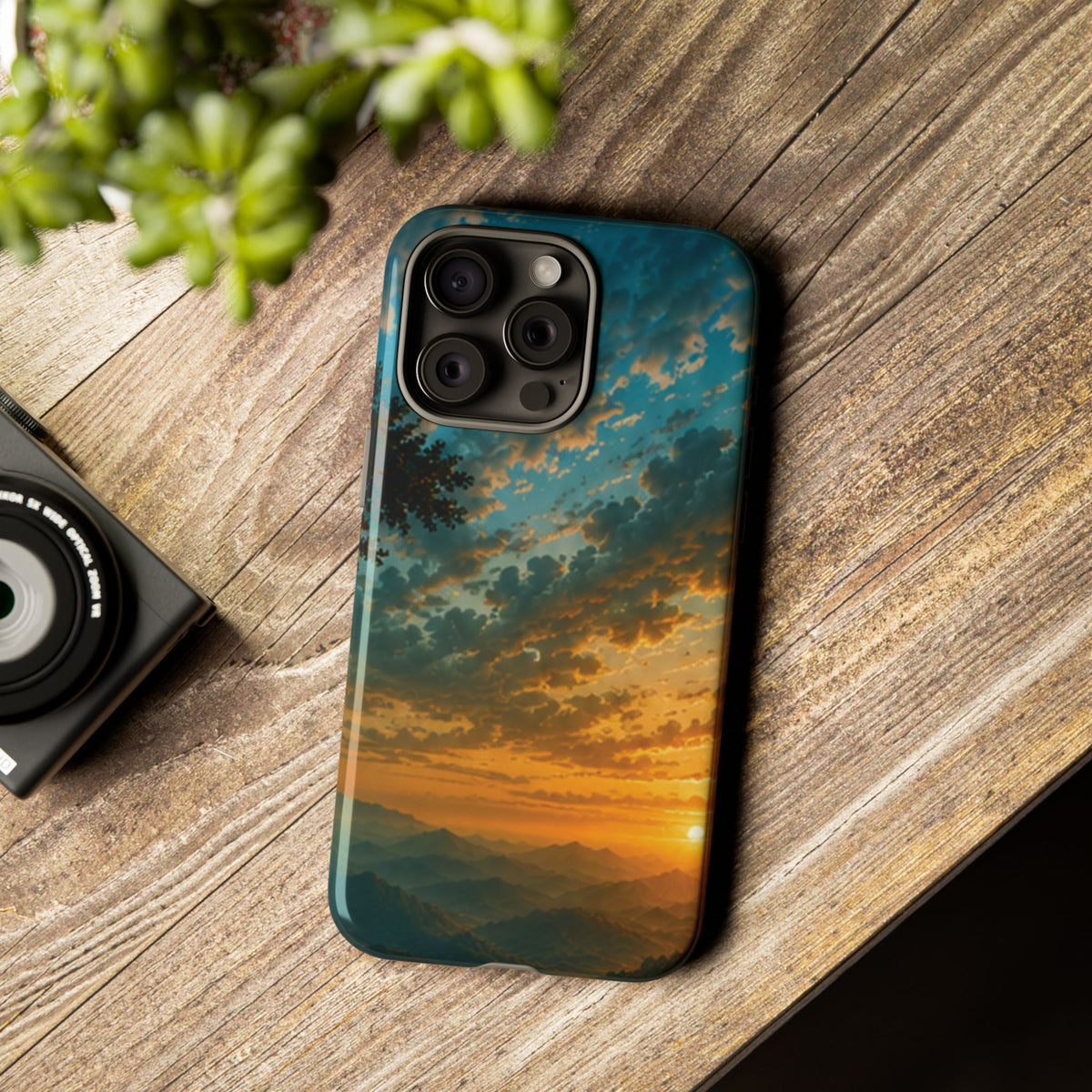 Sunrise Mountain Landscape Tough Phone Case