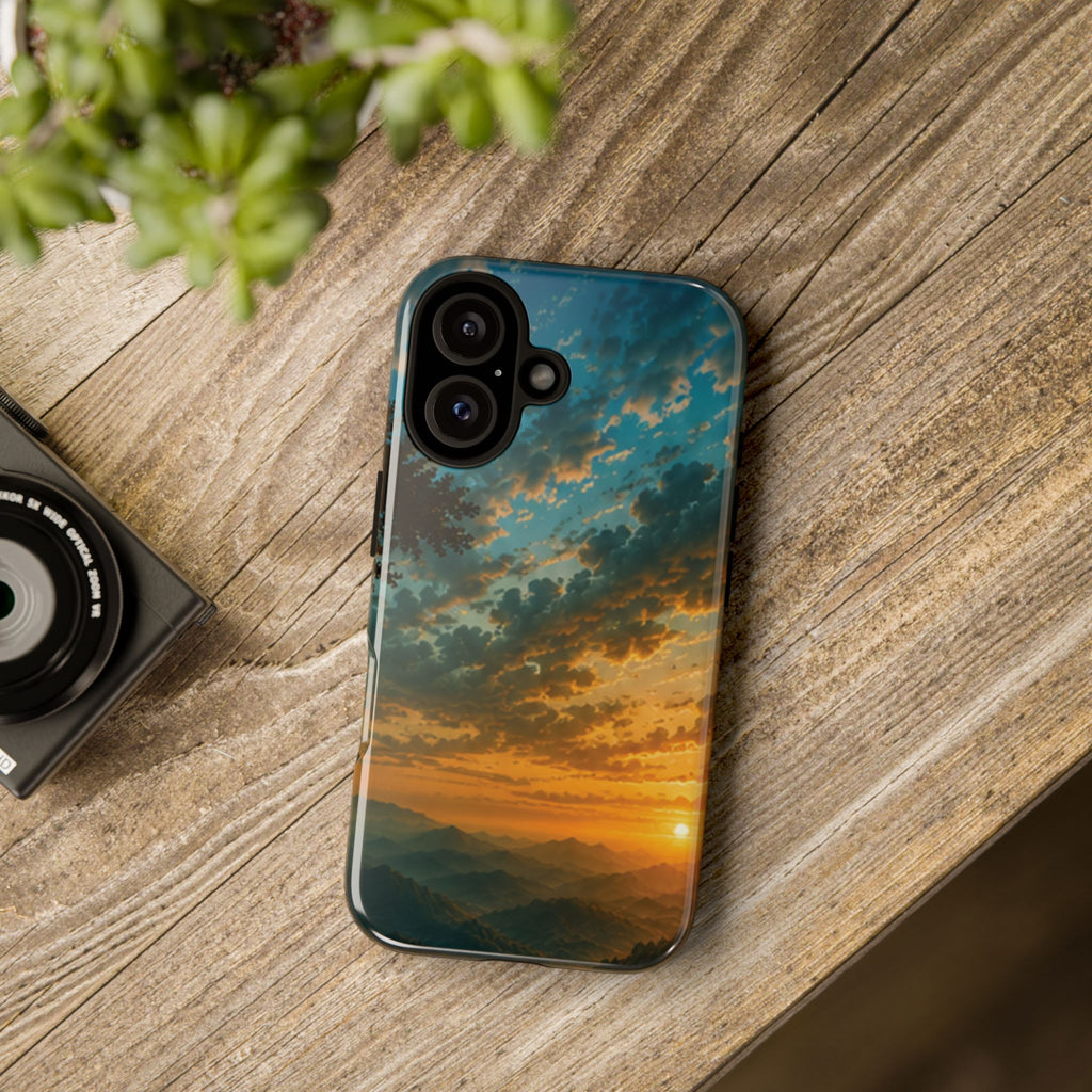 Sunrise Mountain Landscape Tough Phone Case