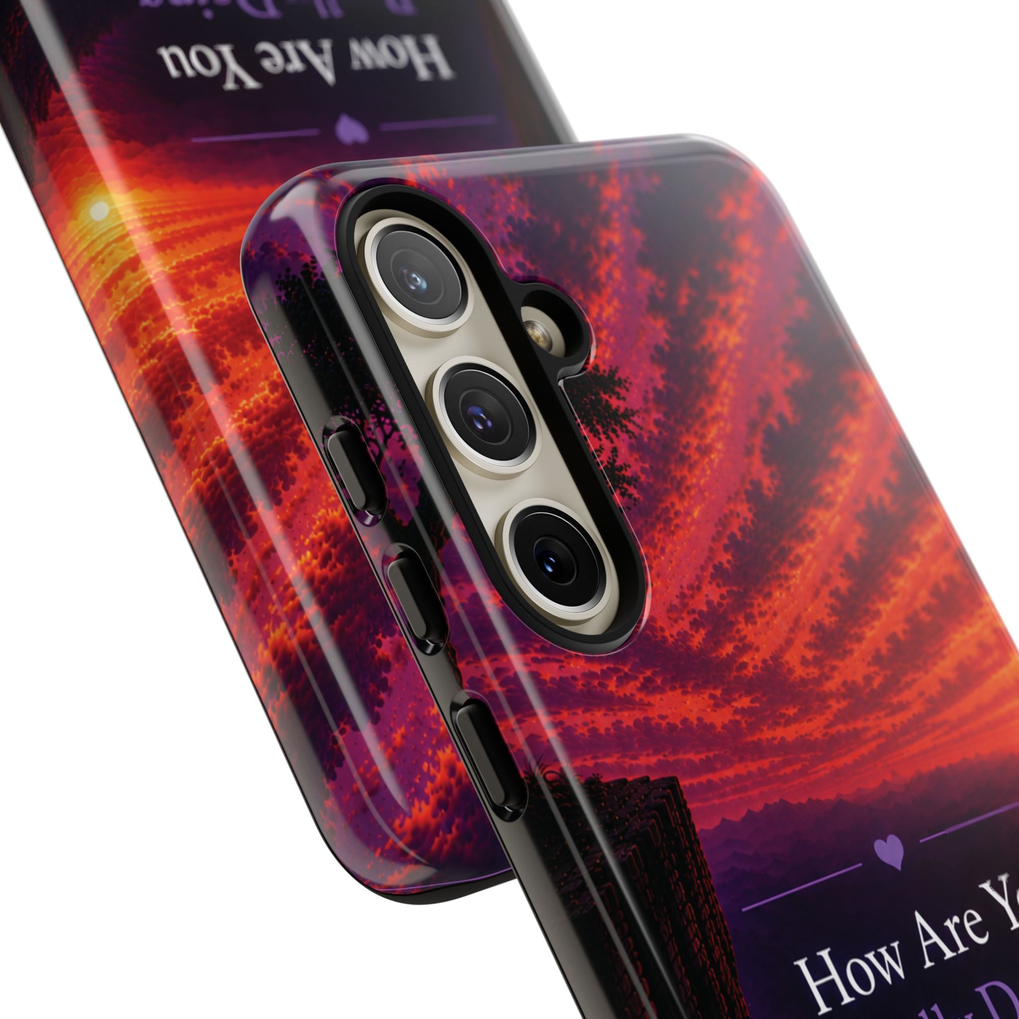 Inspirational Phone Case — “How Are You Really Doing Behind That Smile? Greater Is Coming”