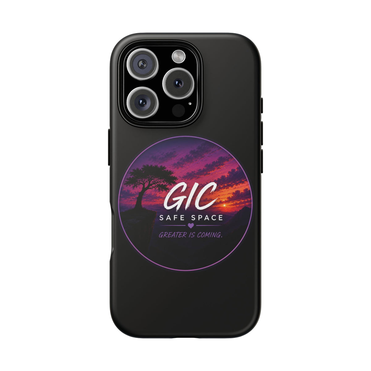 Phone Case — GIC Safe Space Sunset Design (Tough Protective Cover)
