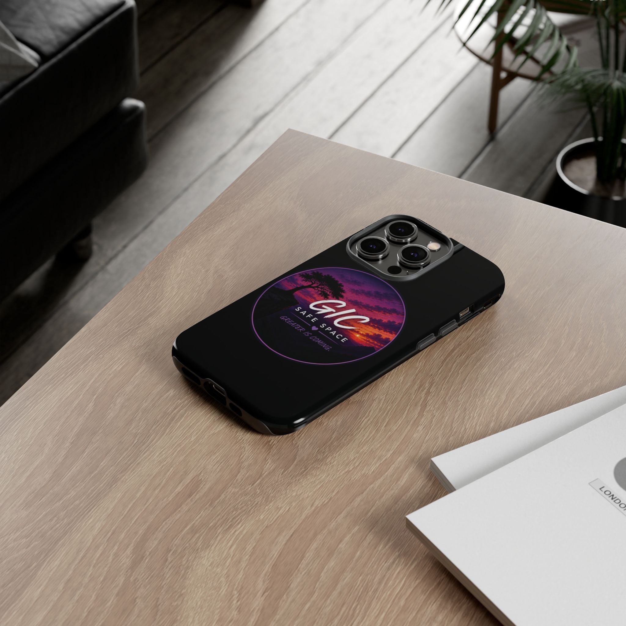 Phone Case — GIC Safe Space Sunset Design (Tough Protective Cover)